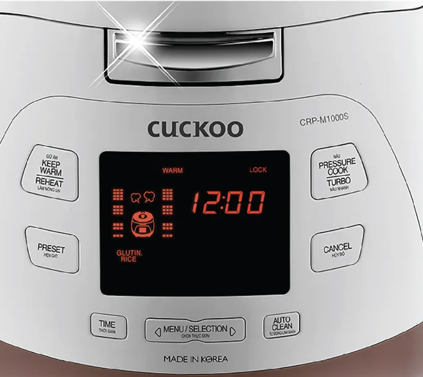 Nồi Cơm Điện Tử Áp Suất Cuckoo CRP-M1000S/P2PGVNCV
