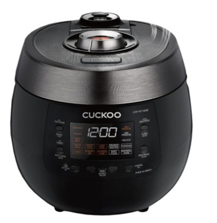 Nồi Cơm Điện Tử Áp Suất Kép Cuckoo CRP-RT1008F/BKTSVNCV