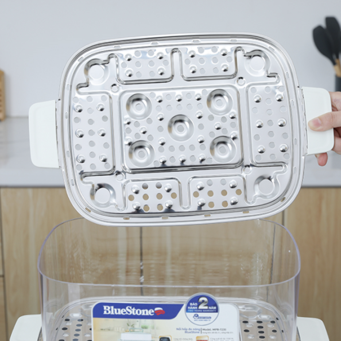 Nồi lẩu hấp điện đa năng BlueStone MPB-7235