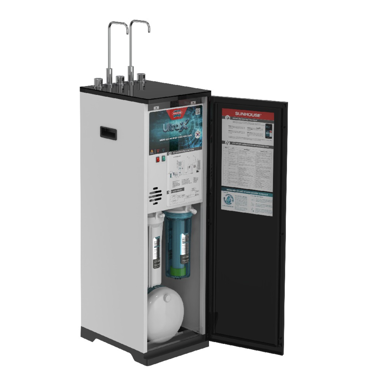 Máy lọc nước ion kiềm Hydrogen UltraX Sunhouse SHA76639LA