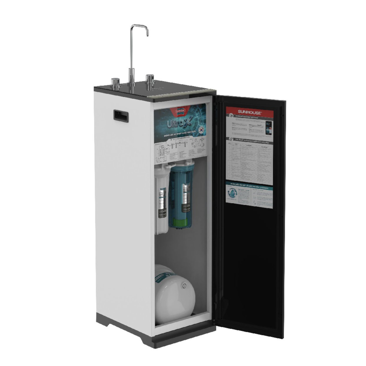 Máy lọc nước ion kiềm Hydrogen UltraX Sunhouse SHA8823LA