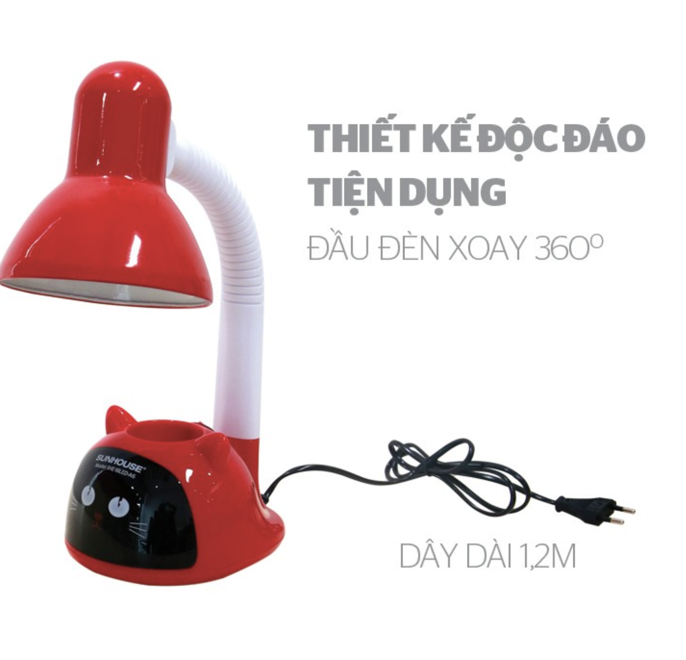 Đèn bàn Sunhouse SHE-18LED-A6
