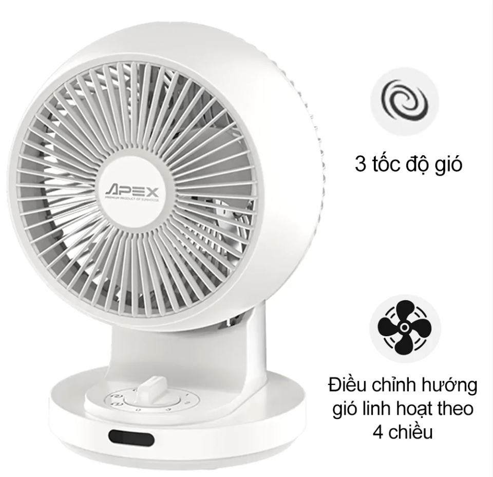 Quạt tuần hoàn không khí Sunhouse Apex APF7310W