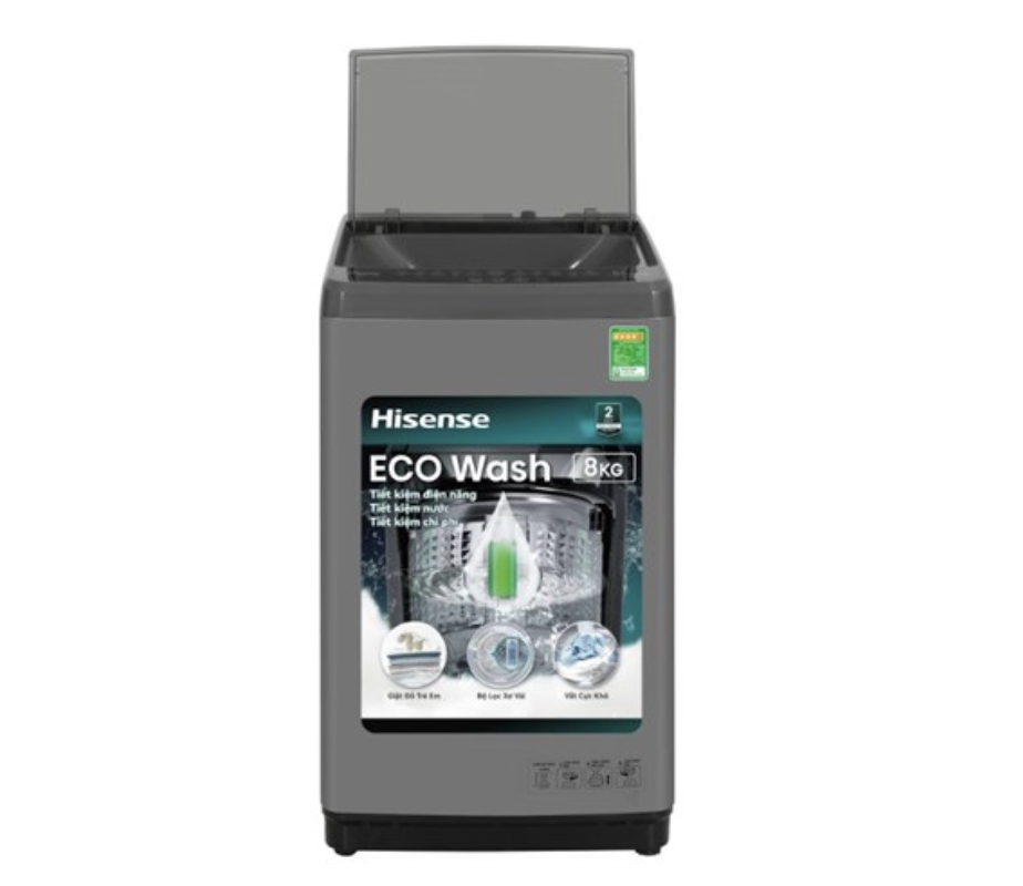 Máy giặt Hisense 8kg WTZQ8012UT