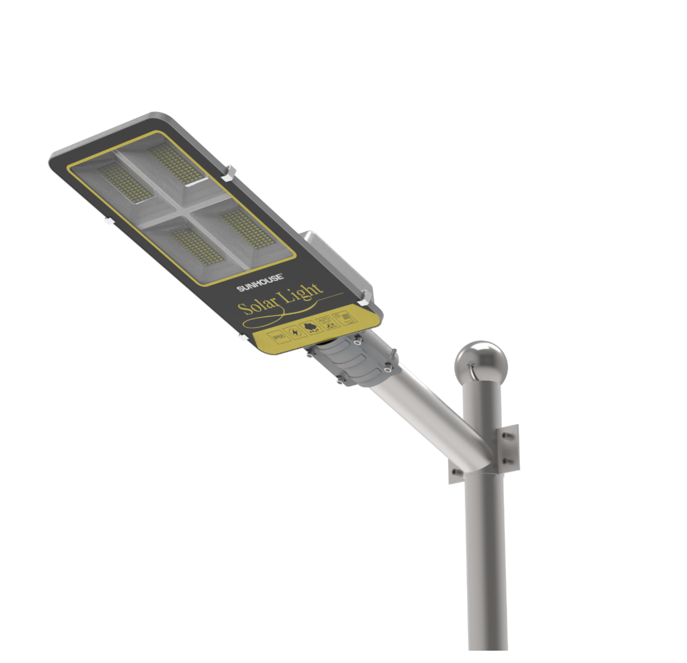Đèn đường rời thể năng lượng mặt trời Sunhouse SHE-RTNL-200W