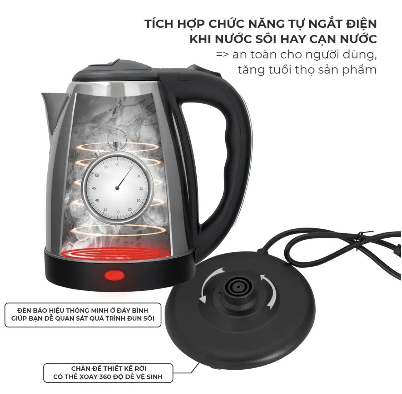 Ấm đun siêu tốc Malanda LK-1318