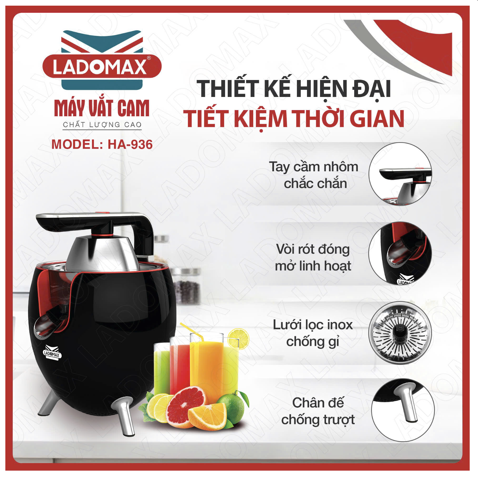 Máy vắt cam Ladomax HA-936