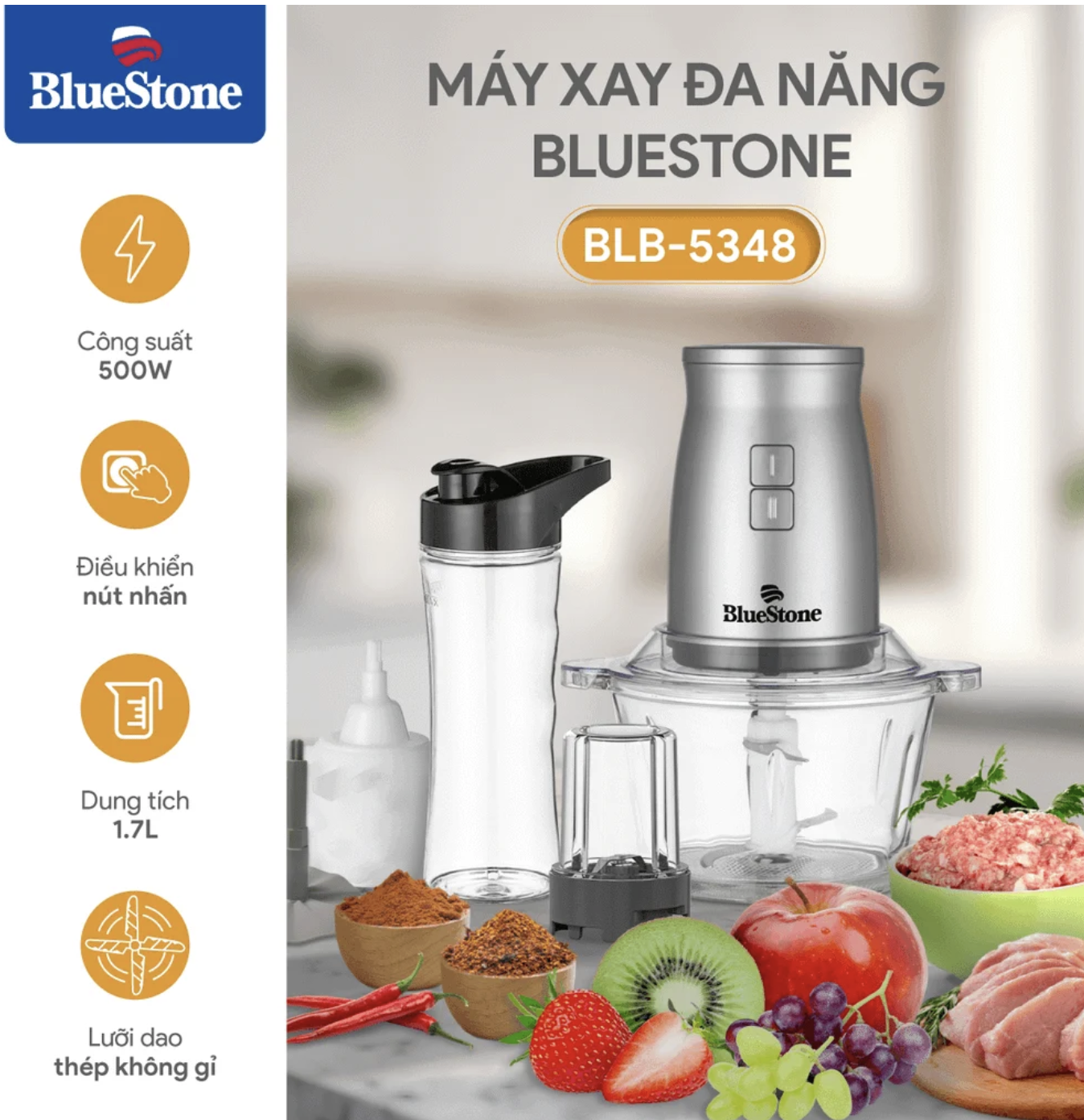 Máy xay đa năng BlueStone BLB-5348