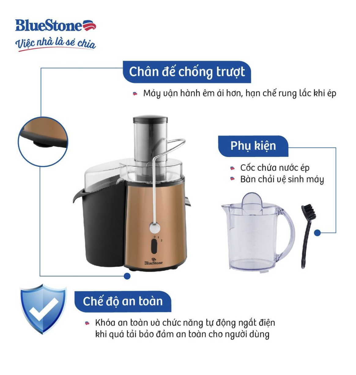 Máy ép trái cây BlueStone JEB-6545
