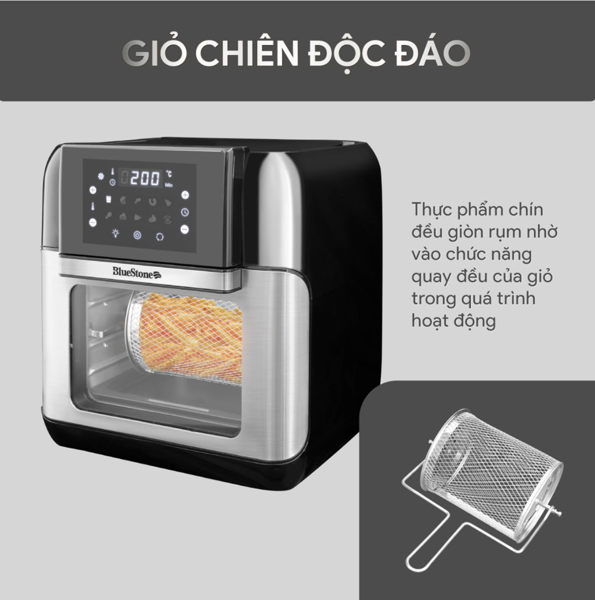 Nồi chiên không dầu BlueStone AFB-5888