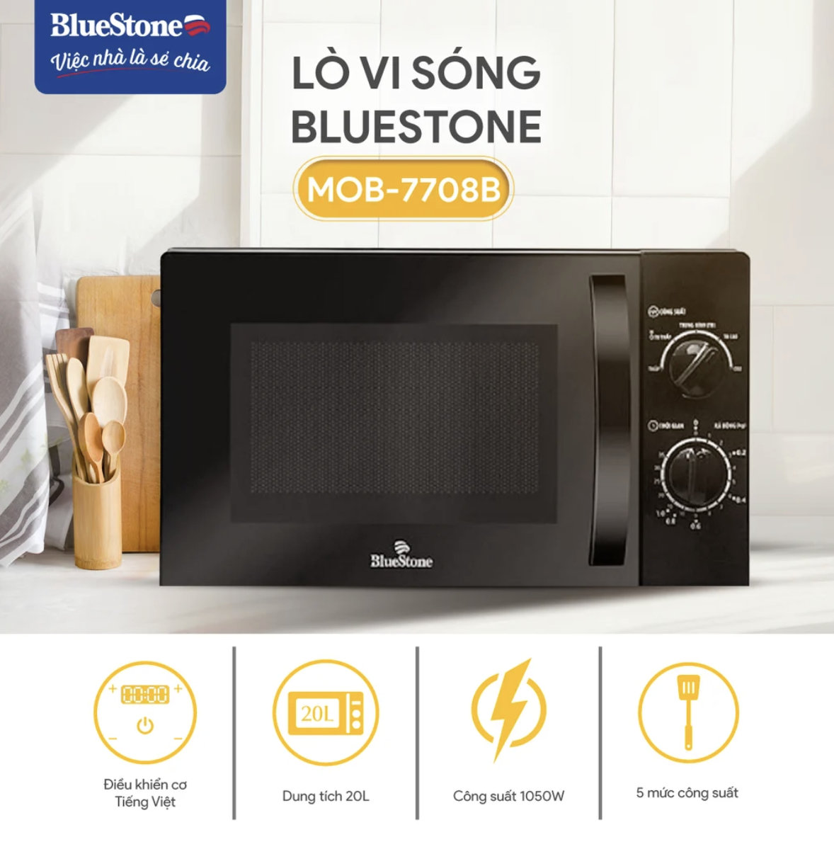 Lò vi sóng BlueStone MOB-7708B