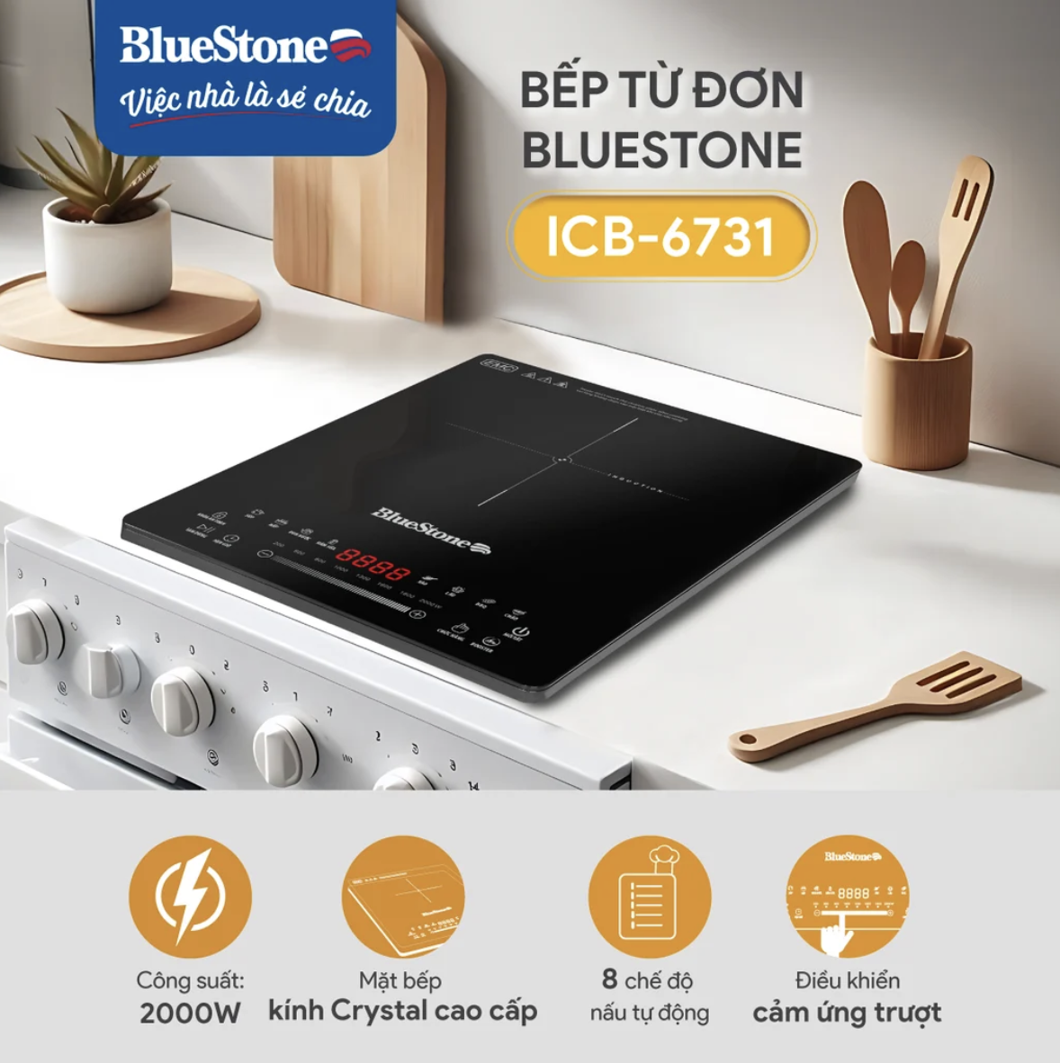 Bếp từ đơn BlueStone ICB-6731