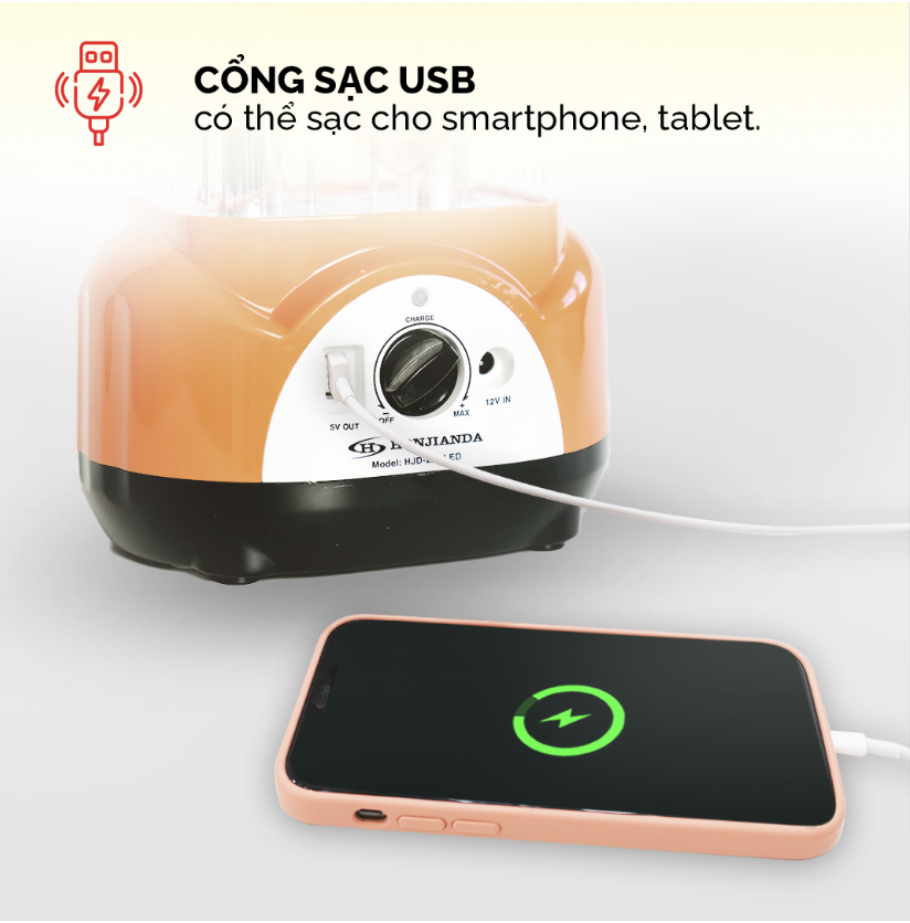 Đèn sạc Honjianda HJD-222