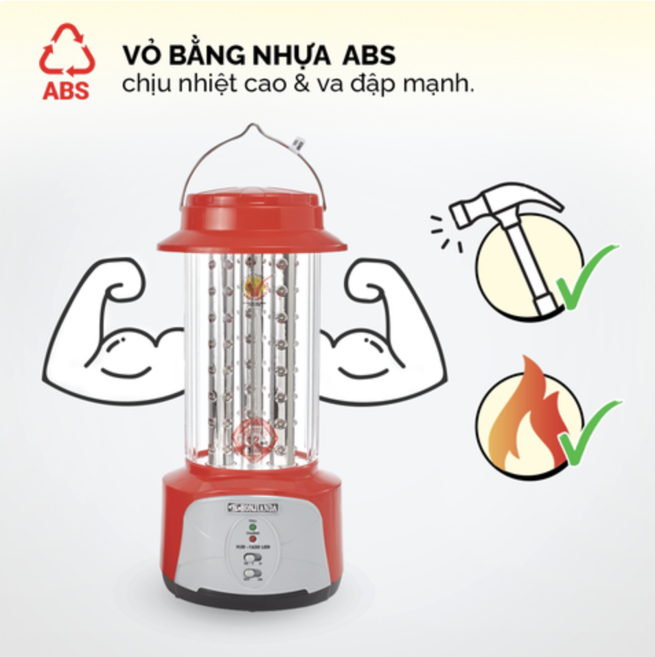 Đèn sạc Honjianda HJD-1630