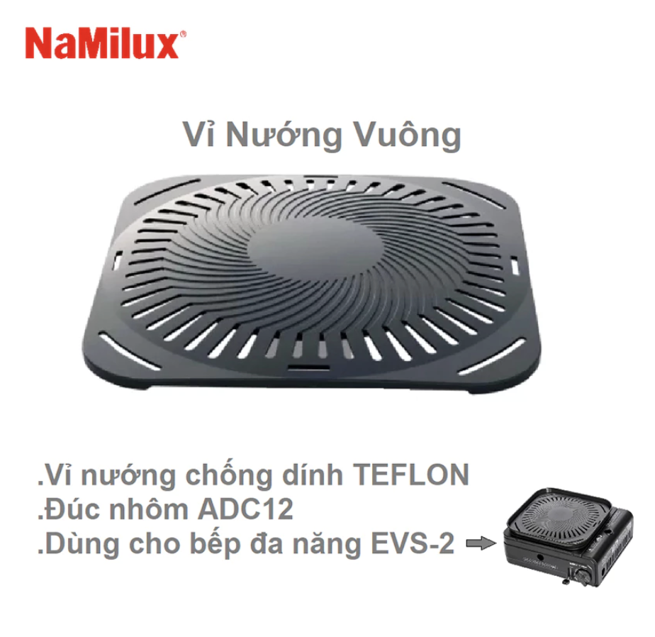 Bếp nướng gas không khói NaMilux EVS2-23VD
