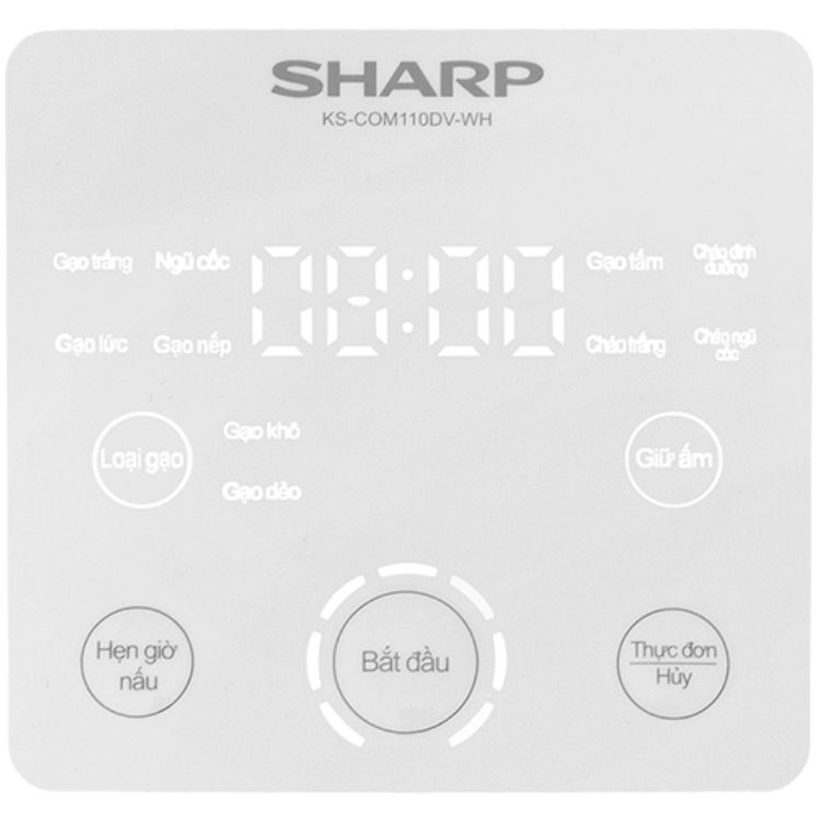 Nồi Cơm Điện Sharp KS-COM110DV-WH 1.1 Lít