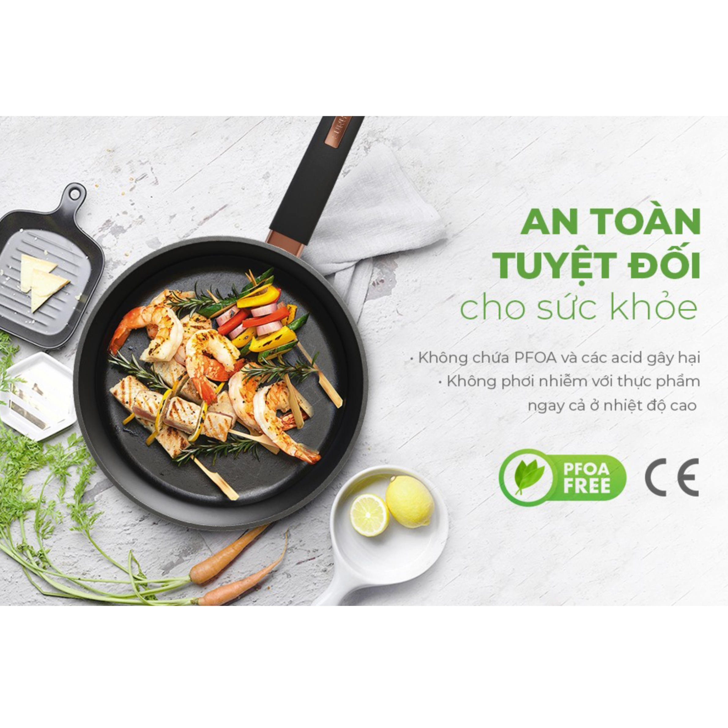 Chảo nhôm chống dính Sunhouse ST26B
