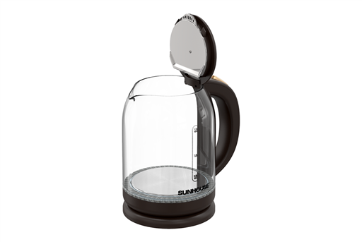 Ấm siêu tốc thủy tinh 1.8L Sunhouse SHD1212