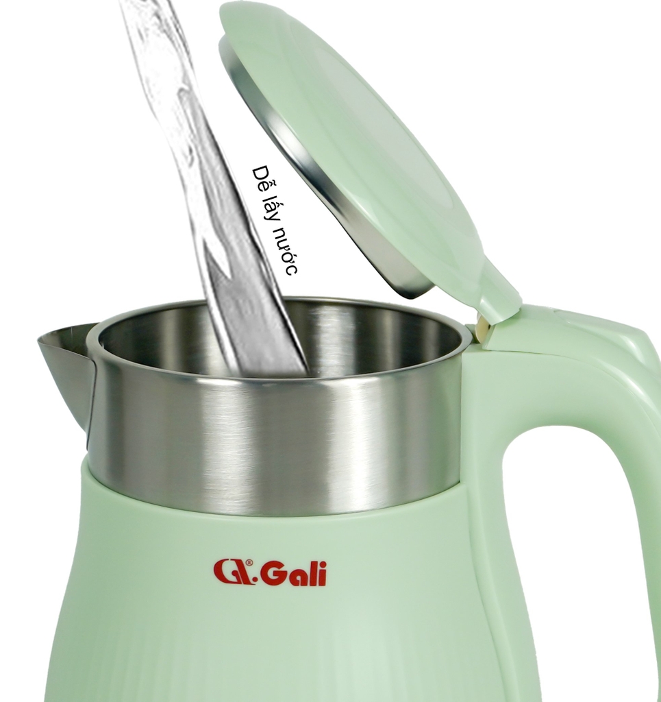 Ấm siêu tốc 2 lớp inox 304 Gali GL-18F 1.8 lít