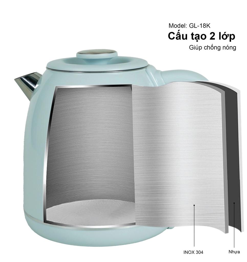 Ấm siêu tốc Gali GL-18K