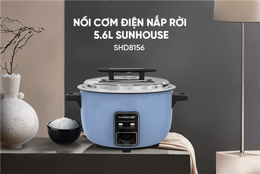 Nồi cơm điện nắp rời 5.6L Sunhouse SHD8156