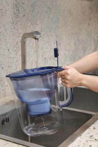 Bình lọc nước đa năng Kaiyo màu xanh đậm, dung tích 4.2L KWF-8289