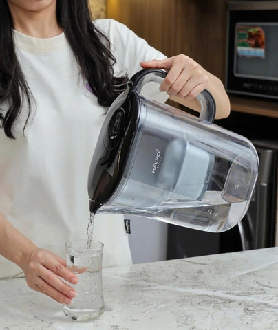 Bình lọc nước đa năng Kaiyo màu ghi, dung tích 4.2L KWF-8296