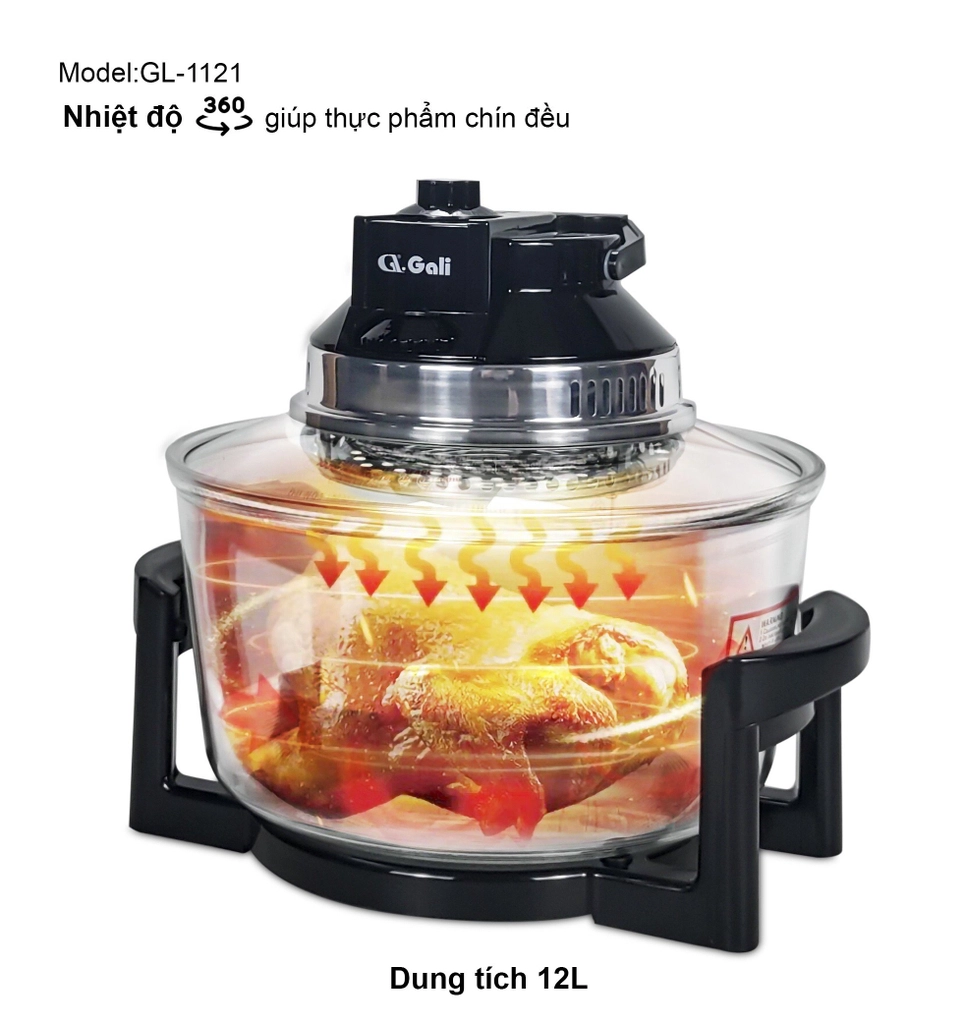 Nồi nướng / lò nướng đa năng Gali GL-1121 17 lít