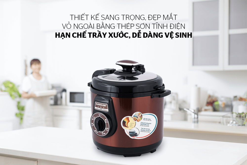 Nồi áp suất điện đa năng Sunhouse SHD1562