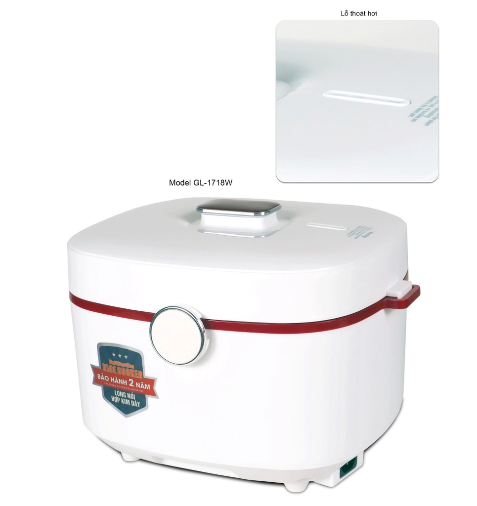 Nồi cơm điện Gali GL-1718W 1,8 lít