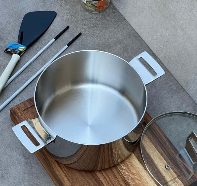 Nồi đúc inox 3 lớp đáy liền Try-Ply Kaiyo size 18cm KIC-3369