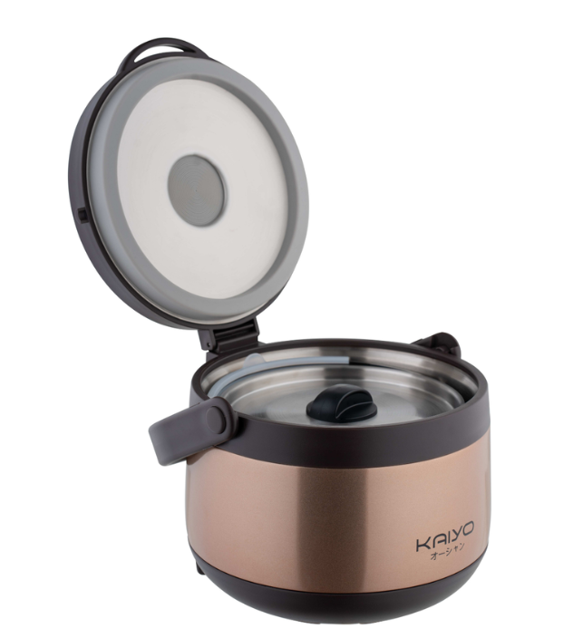 Nồi ủ chân không Kaiyo màu vàng, dung tích 3,0 lít KTC-3239