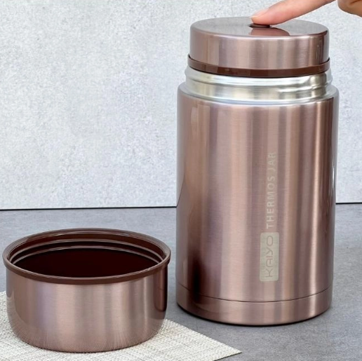 Bình ủ cháo Kaiyo dung tích 1L màu hồng ruby KTJ-3444
