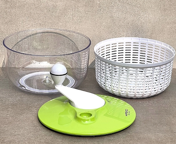Rổ quay rau li tâm Kaiyo, dung tích 5.5 lít màu xanh KPS-8036