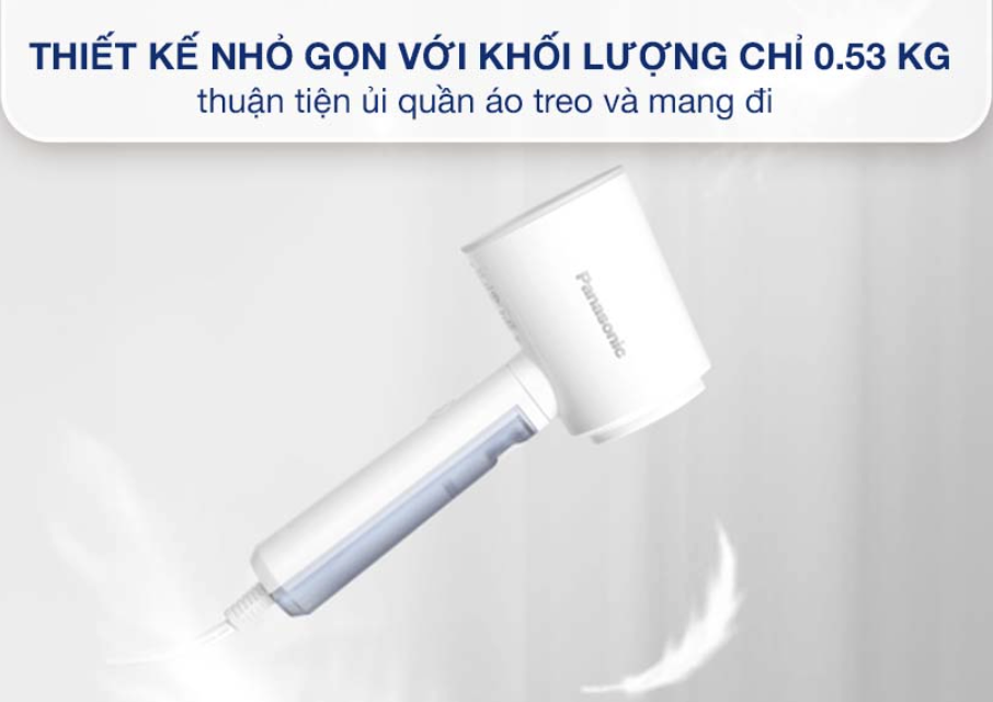Bàn Ủi Hơi Nước Cầm Tay Mini Panasonic NI-GHD015WRA 