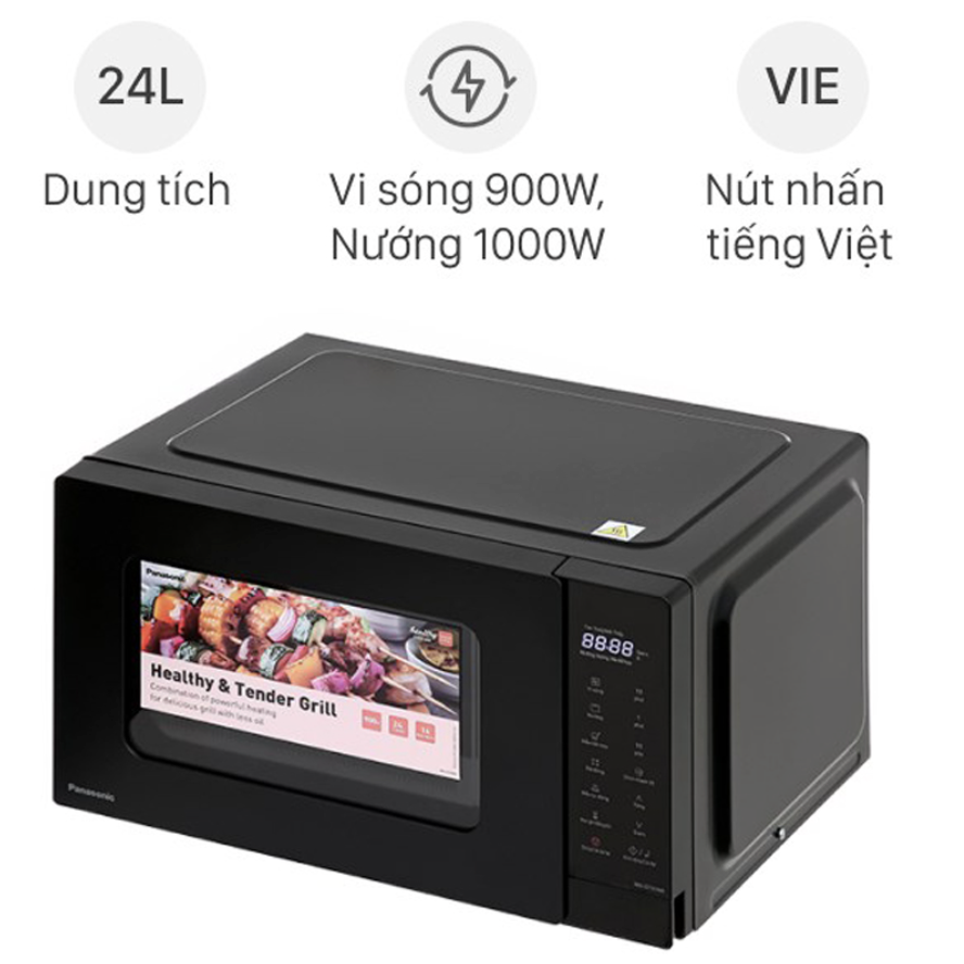 Lò Vi Sóng Điện Tử Có Nướng Panasonic NN-GT35NBYUE 