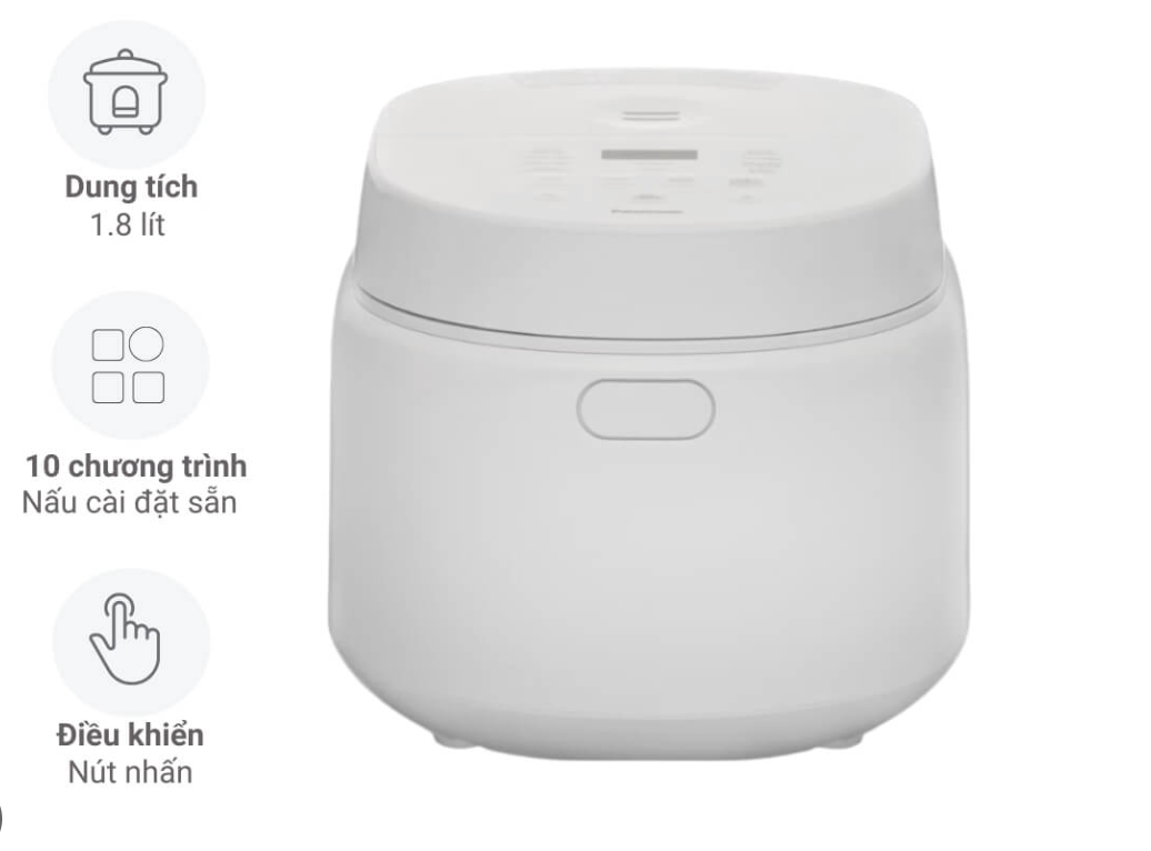 Nồi Cơm Điện Tử Panasonic SR-DK184WRA