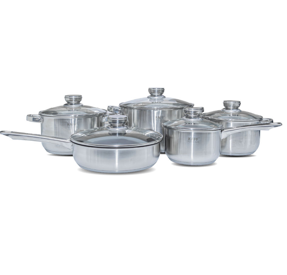 Bộ Nồi Chảo Inox 304 KF-ST005Fr 5 Món 10 Thứ