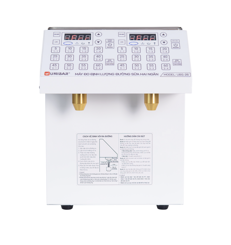 Máy đo định lượng đường sữa hai ngăn Unibar UBS-26