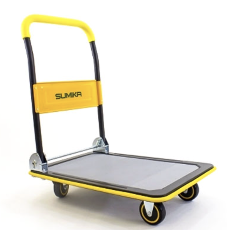 Xe đẩy hàng 4 bánh sàn thép SUMIKA T150