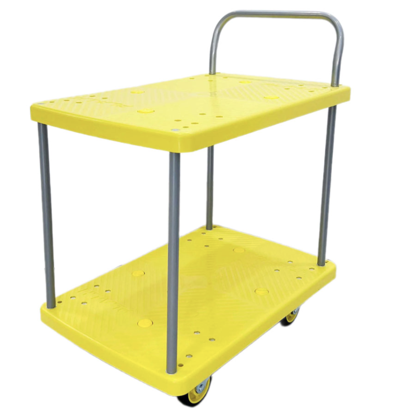 Xe đẩy hàng sàn nhựa 2 tầng SUMIKA T170-T2