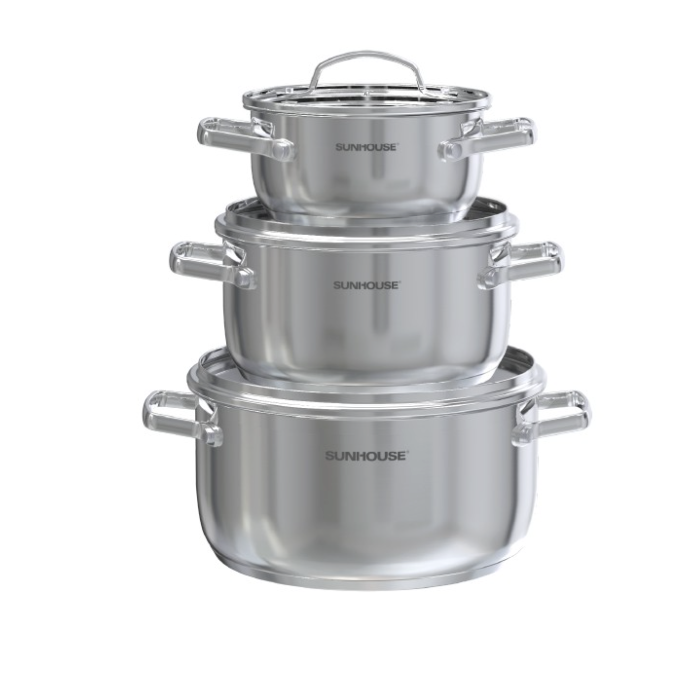 Bộ nồi inox 304 Sunhouse Healthy SHG605
