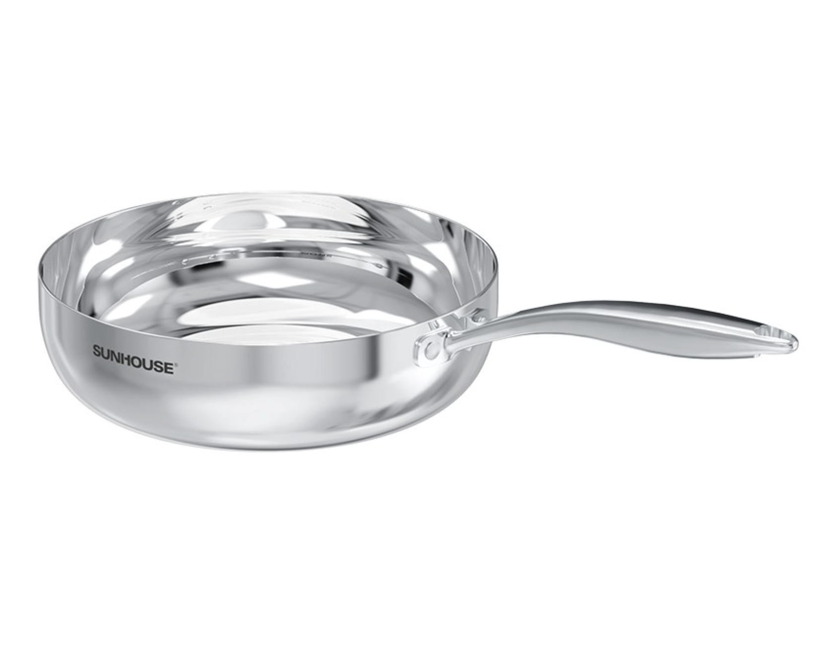Chảo sâu inox liền khối Sunhouse Healthy IN24M11