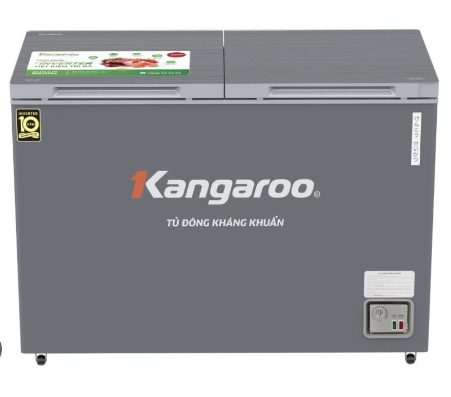 Tủ đông kháng khuẩn Inverter Kangaroo 268 lít KGFZA268IK2