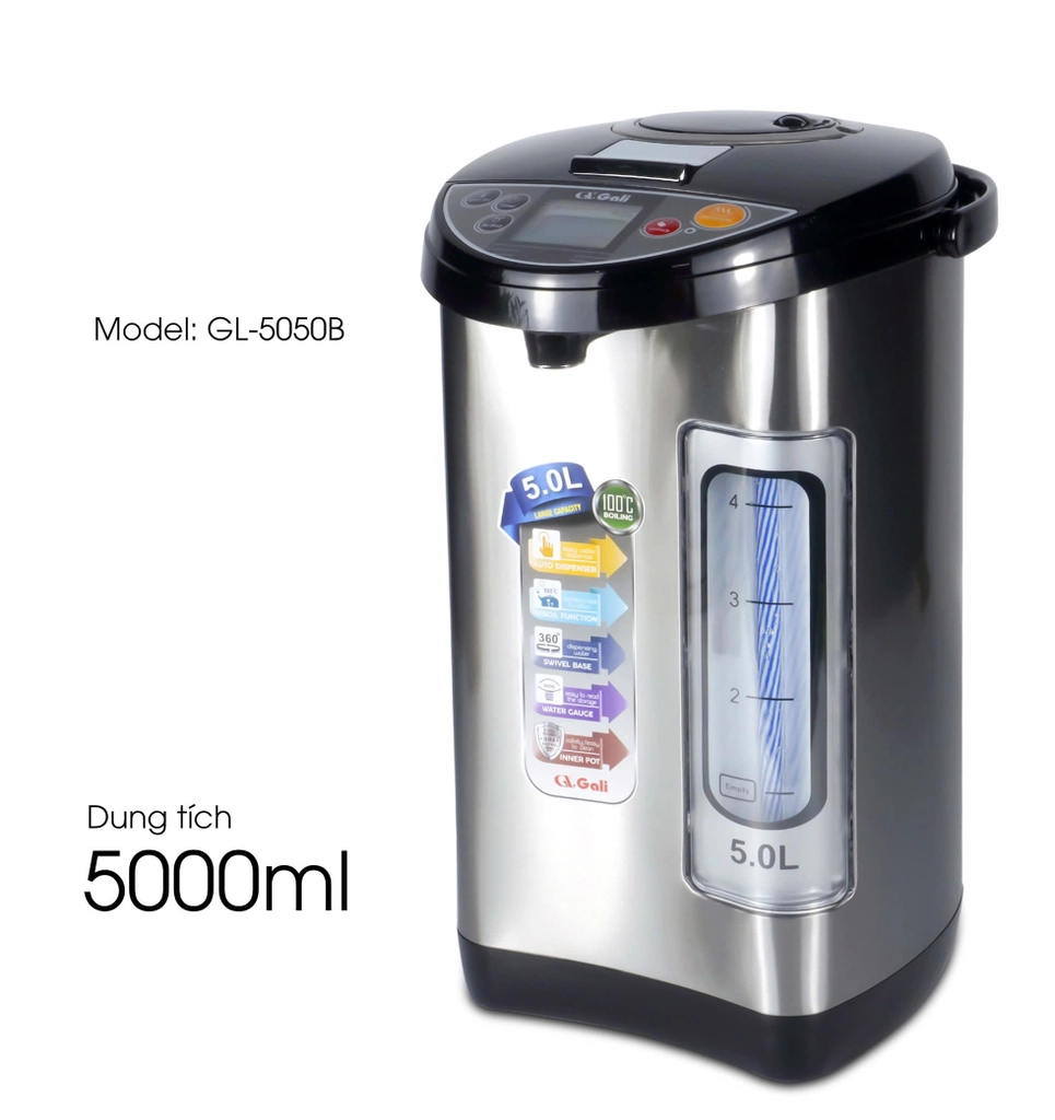 Bình thủy điện Gali GL-5050B 5 lít