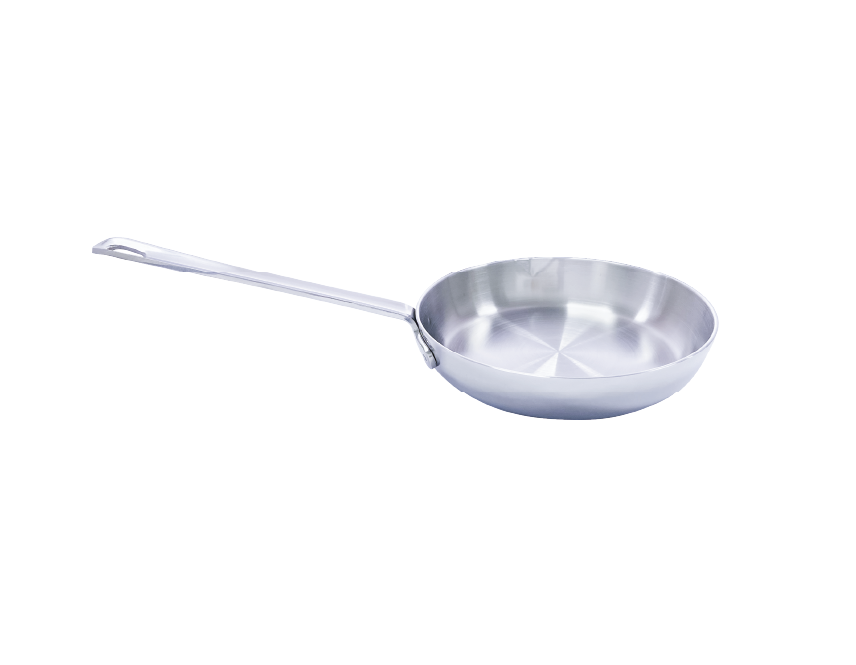 Chảo đúc inox 3 lớp đáy liền Tri-Ply Kaiyo, mini size 12cm KIW-3727