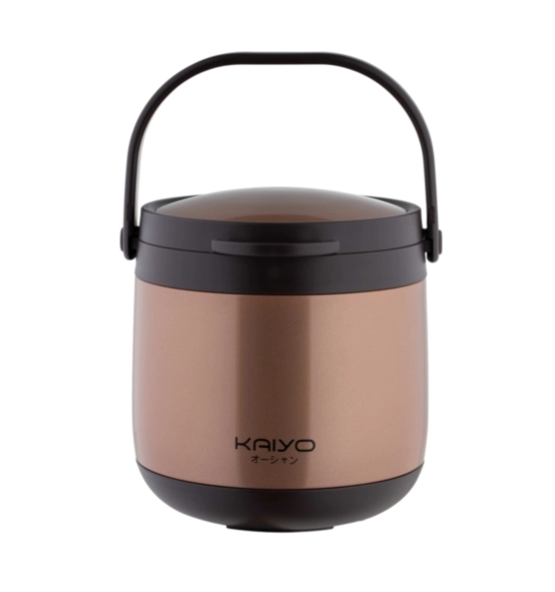 Nồi ủ chân không Kaiyo màu vàng, dung tích 4,5 lít KTC-3215