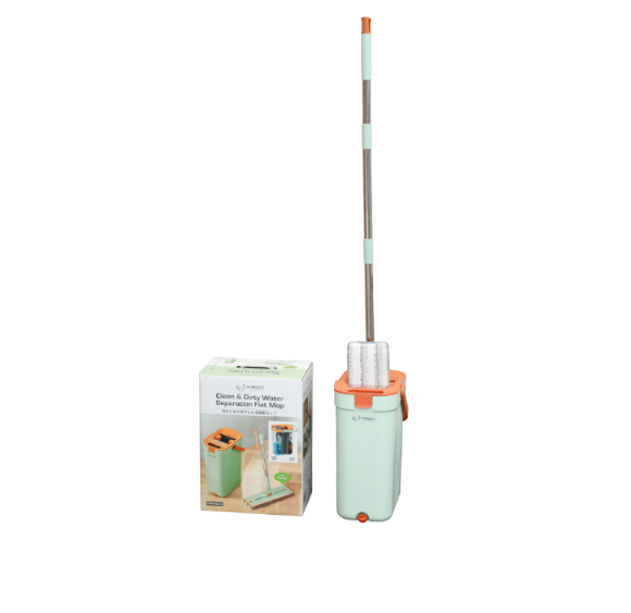 Cây lau nhà chữ nhật tách nước bẩn Kaiyo màu xanh mint KMP-8074