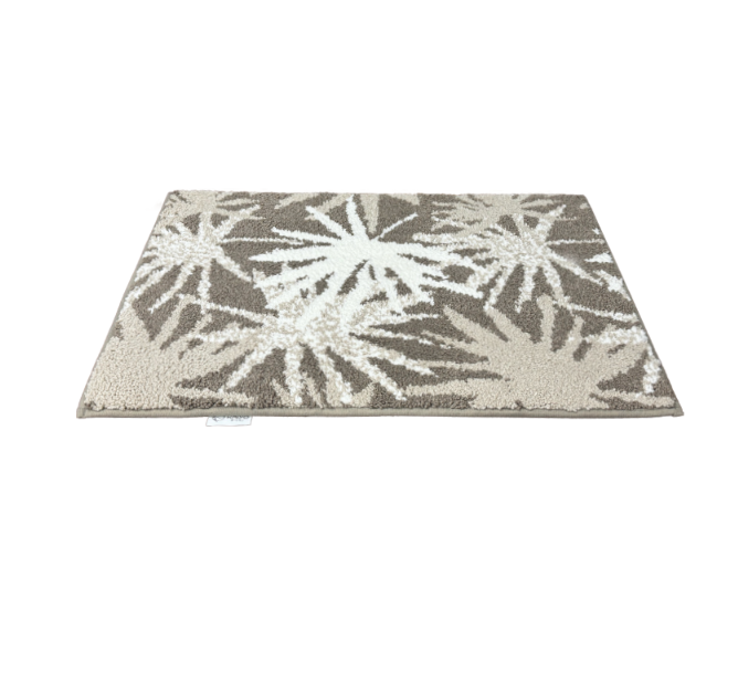 Thảm microfiber siêu thấm có chống trượt Kaiyo, 50x70 cm màu ghi KBM-9224