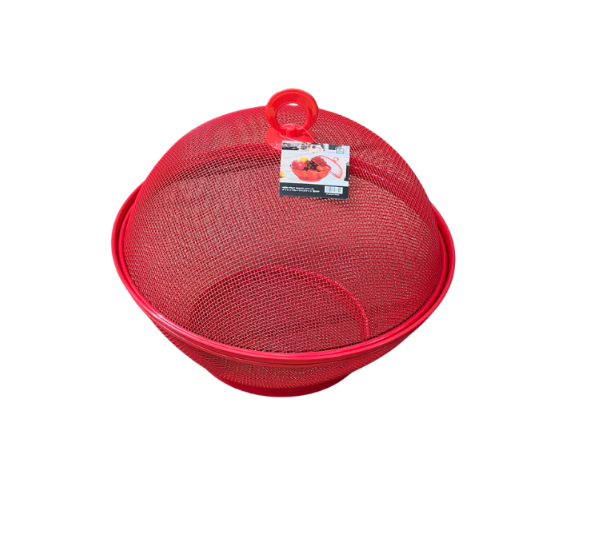 Rổ quả táo Kaiyo có nắp đậy, màu đỏ KIB-3550